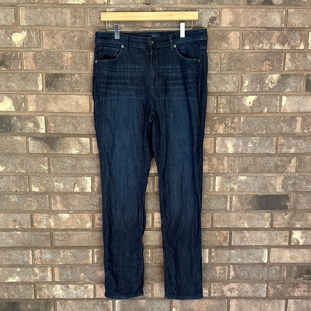 J. Jill Women's High Rise Jeans - Dark Blue - Picture 6 of 11